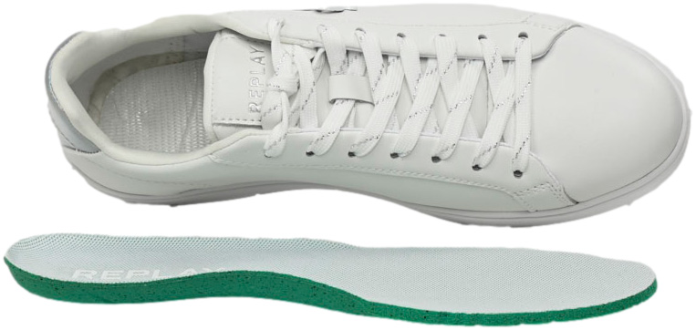 Sneakersy Replay GWZ3S-C0021L -061 White Białe