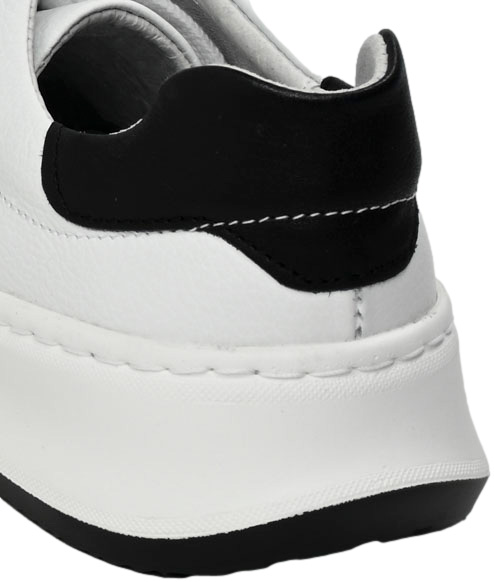 Sneakersy Kacper 1-3742-936-936 163 Białe Skóra Naturalna