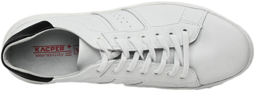 Sneakersy Kacper 1-3742-936-936 163 Białe Skóra Naturalna