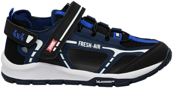 Sneakersy Primigi 5928000 Retre Nappa Nero Michelin System Fresh Air R.34-35