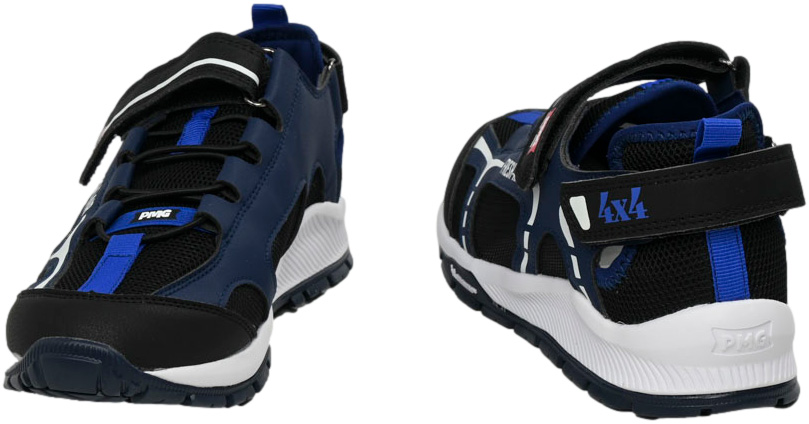 Sneakersy Primigi 5928000 Retre Nappa Nero Michelin System Fresh Air R.34-35