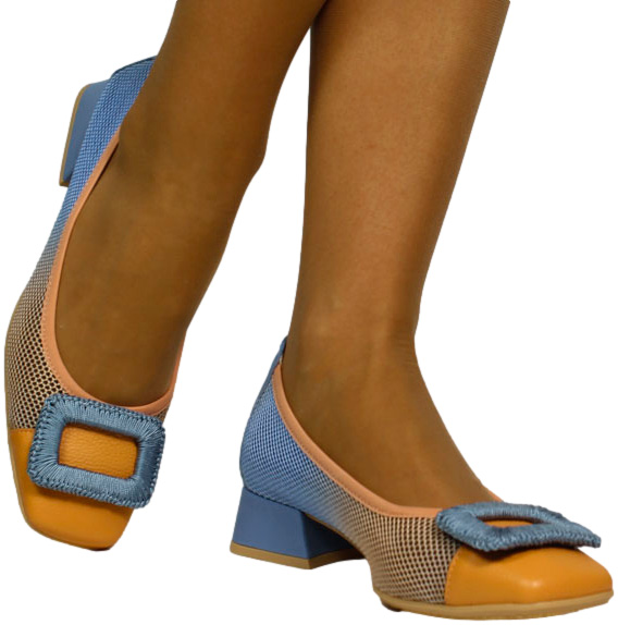 Czółenka Hispanitas BHV243335 Cervo-V24 Peach Azure 