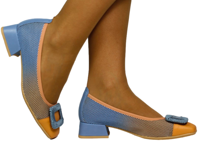 Czółenka Hispanitas BHV243335 Cervo-V24 Peach Azure 