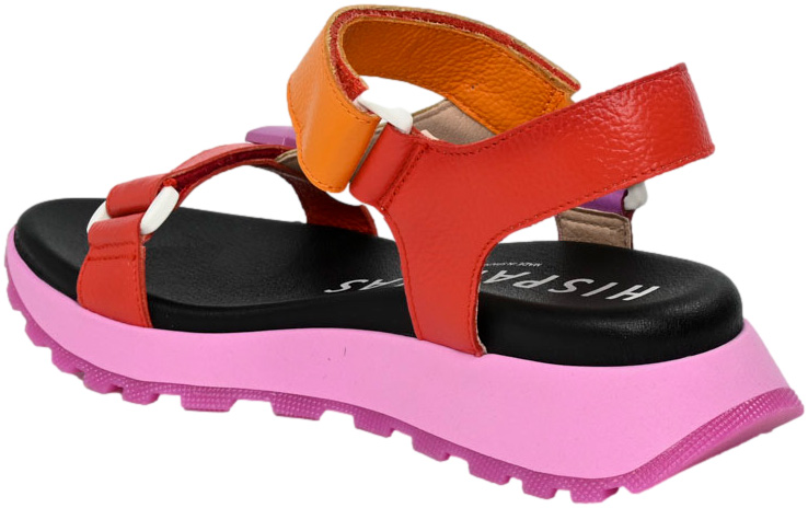 Sandały Hispanitas CHV243311 Cervo-V24 Scarlet Peach Skóra Naturalna