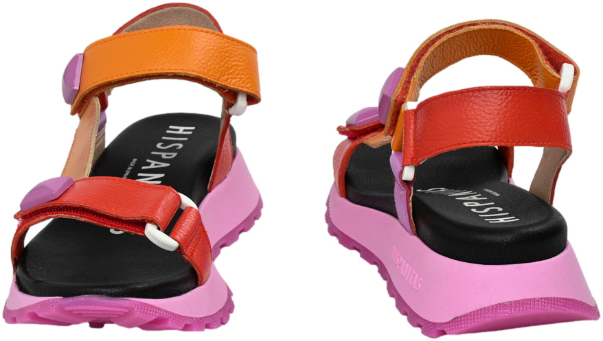 Sandały Hispanitas CHV243311 Cervo-V24 Scarlet Peach Skóra Naturalna