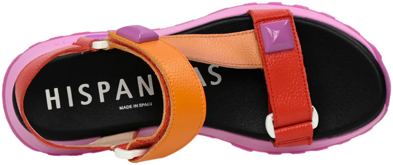 Sandały Hispanitas CHV243311 Cervo-V24 Scarlet Peach Skóra Naturalna