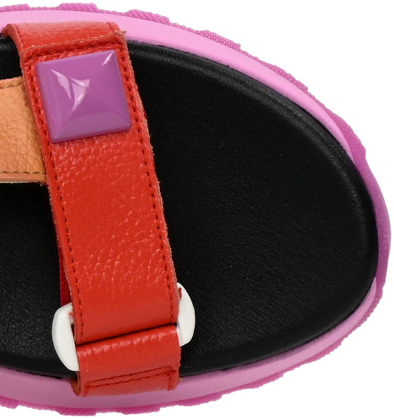 Sandały Hispanitas CHV243311 Cervo-V24 Scarlet Peach Skóra Naturalna