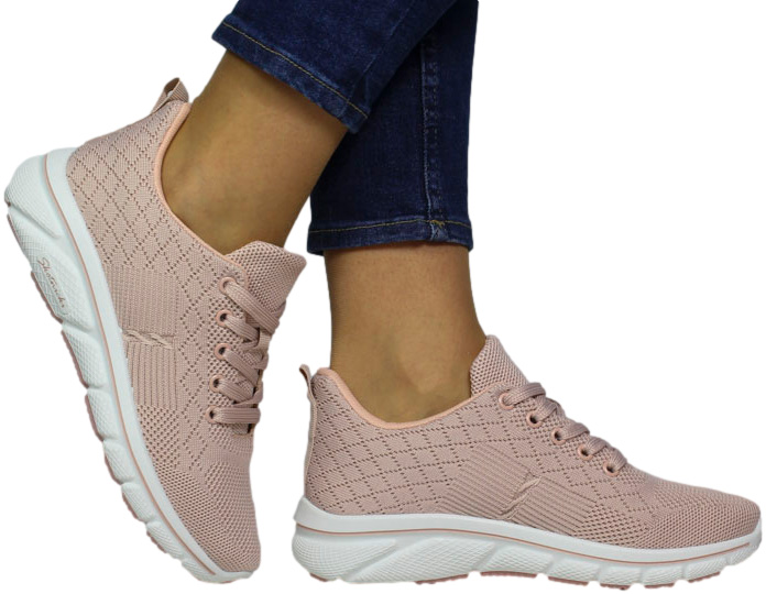 Sneakersy komfortowe Skotnicki A-3-5010 Pink