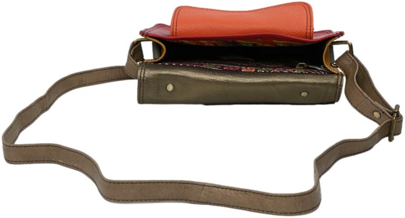 Torebka stylowa Olivka 100051-3919 Tina Multikolor Skóra Naturalna