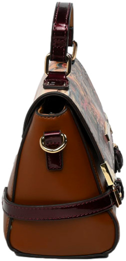 Torebka mała elegancka Nicole Lee USA 16955B Brown 