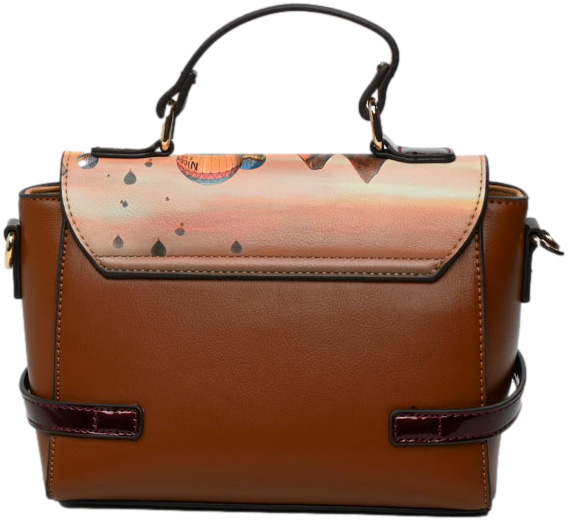 Torebka mała elegancka Nicole Lee USA 16955B Brown 