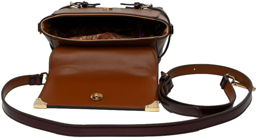 Torebka mała elegancka Nicole Lee USA 16955B Brown 