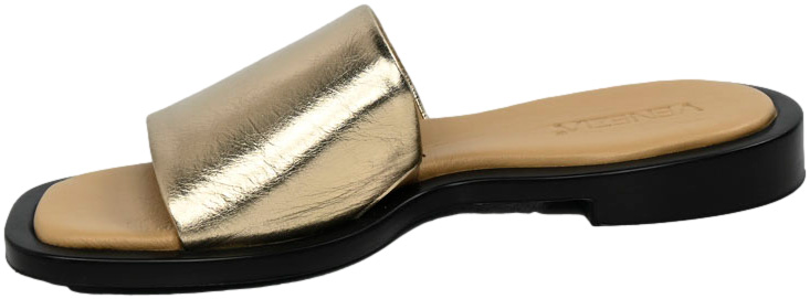 Klapki stylowe Venezia 9808-820 Gold Złote Skóra Naturalna