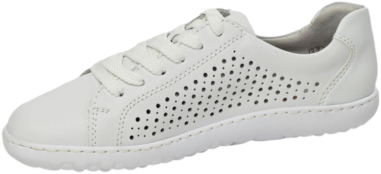 Sneakersy Stylowe Rieker 52824-80 Białe Skóra Naturalna