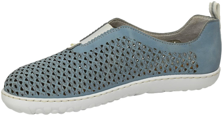 Sneakersy Wygodne Rieker 52866-10 Blue Niebieski
