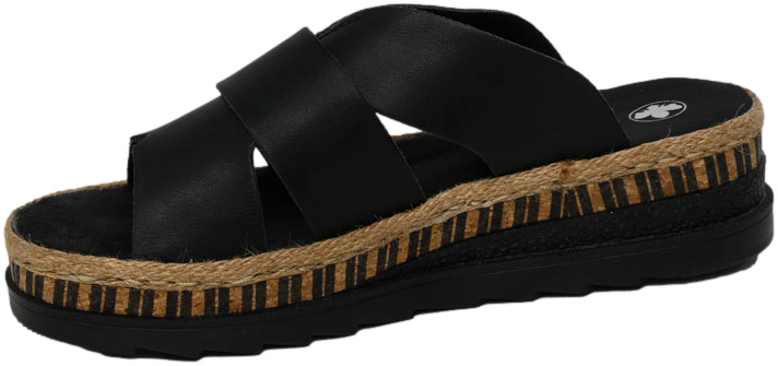 Klapki Rieker V7989-80 Black Czarny