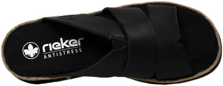 Klapki Rieker V7989-80 Black Czarny