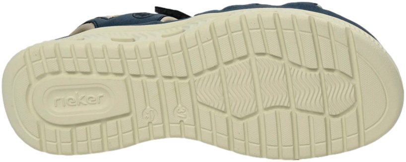 Sandały wygodne Rieker 64066-14 Blue Comb Antistress