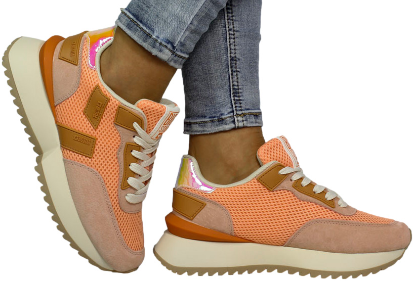Sneakersy Wygodne Big Star NN274976 Orange Hi-Poly System