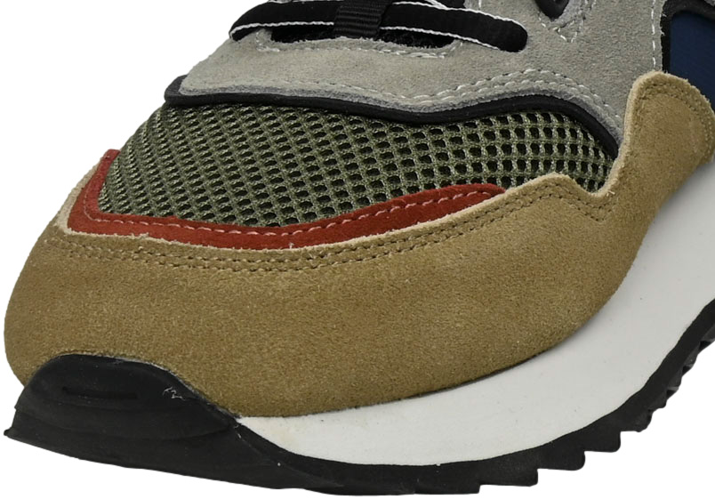 Sneakersy Modne Big Star NN174320 Beige Blue Memory Foam System