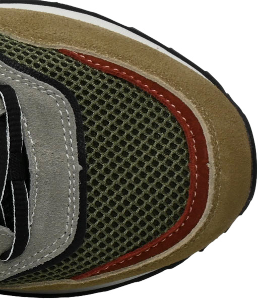 Sneakersy Modne Big Star NN174320 Beige Blue Memory Foam System