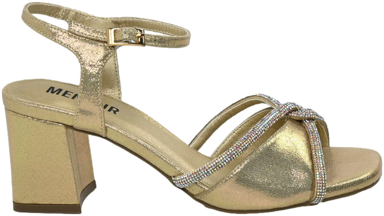 Sandały eleganckie Menbur 25596-0000 Gold Złote