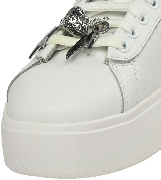 Sneakersy Replay GWZ4N-C0013L-000 White Białe Skóra Naturalna
