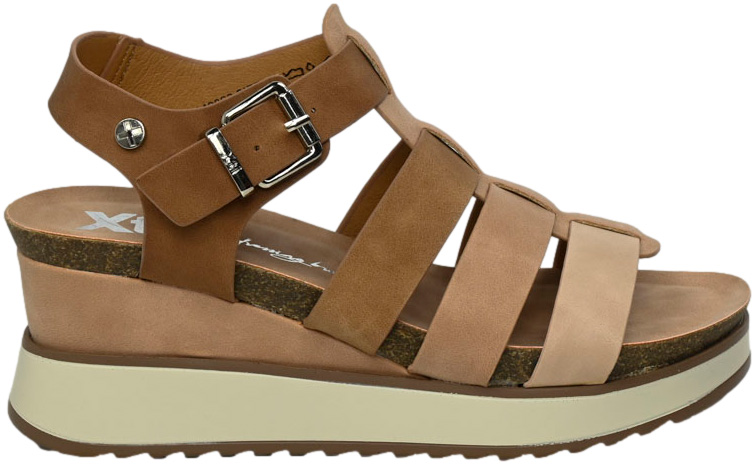 Sandały Na Koturnie Xti 1422826 Beige Beżowe
