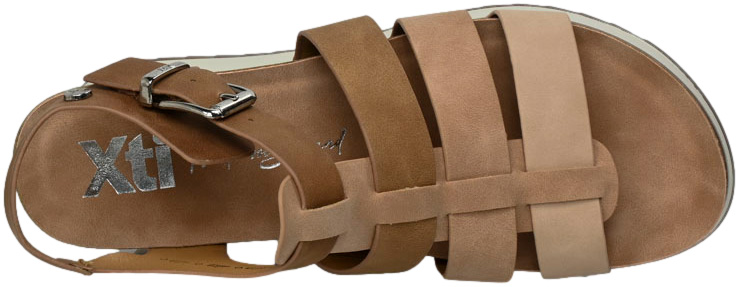 Sandały Na Koturnie Xti 1422826 Beige Beżowe
