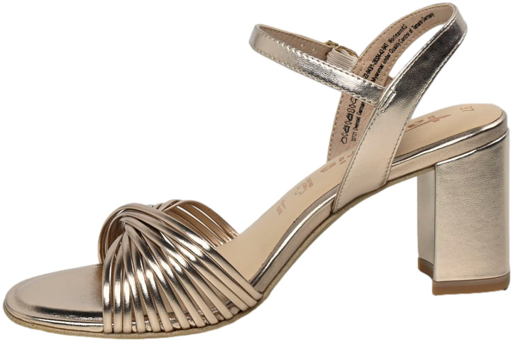 Sandały Stylowe  Tamaris na Słupku 1-28324-42 Rose Gold