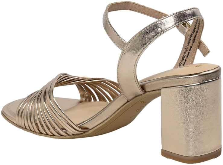 Sandały Stylowe  Tamaris na Słupku 1-28324-42 Rose Gold
