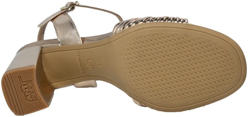 Sandały Stylowe  Tamaris na Słupku 1-28324-42 Rose Gold