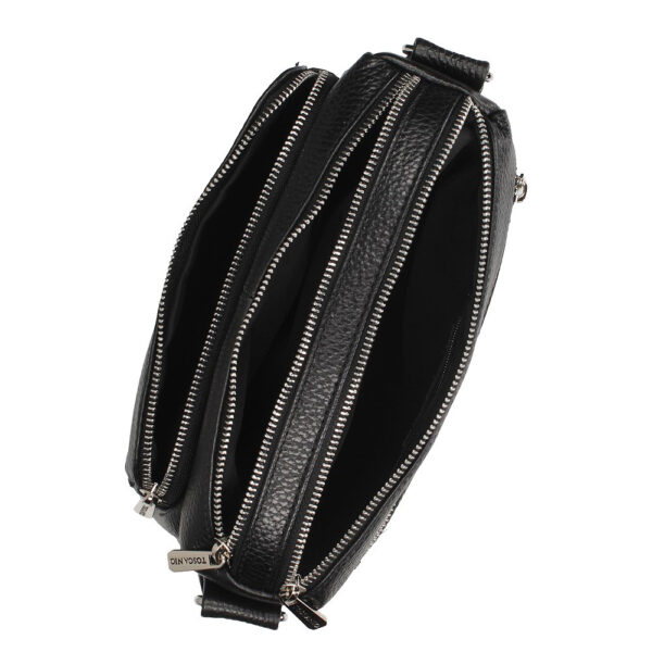 Torebka Toscanio E16 Czarny Skóra Naturalna