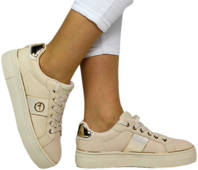 Sneakersy Modne Tamaris 1-23724-42 418 Ivory