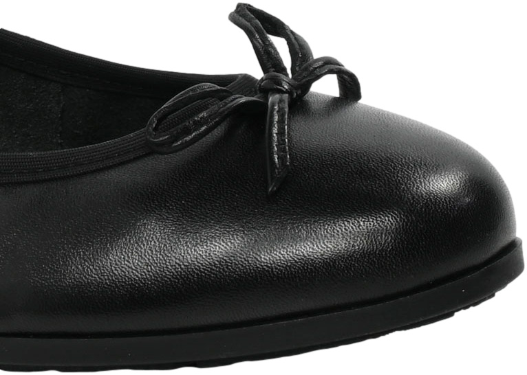 Baleriny Stylowe Marco Tozzi 2-22100-41 001 Black Skóra Naturalna