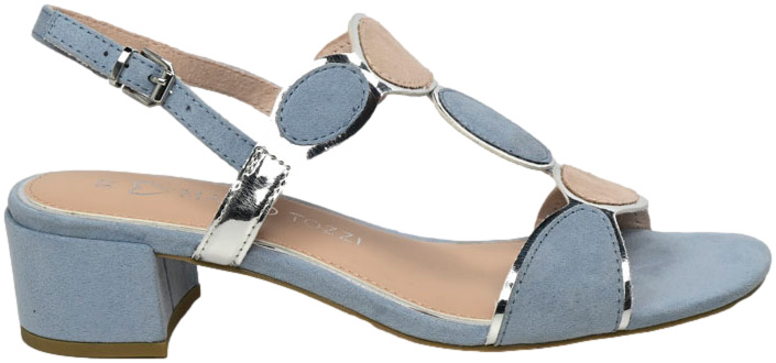 Sandały Stylowe Marco Tozzi 2-28230-42 848 Polar Comb Niebieskie
