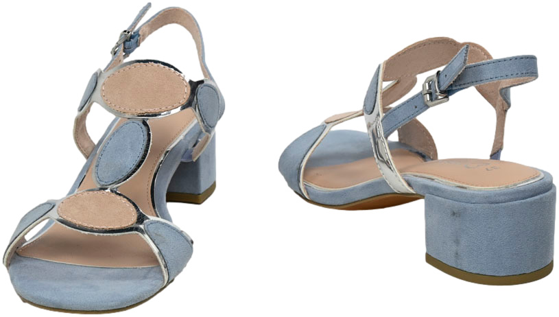 Sandały Stylowe Marco Tozzi 2-28230-42 848 Polar Comb Niebieskie