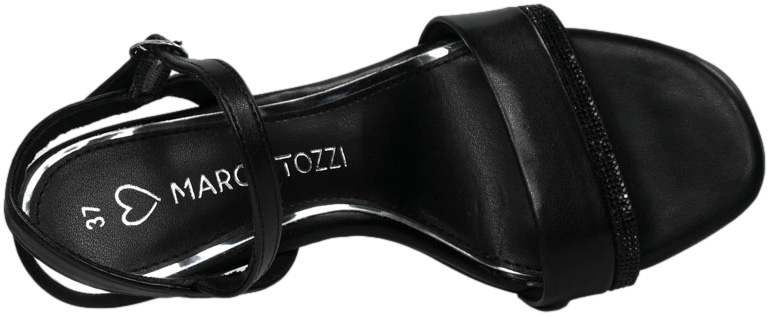 Sandały Eleganckie Marco Tozzi 2-28329-42 Black Czarne