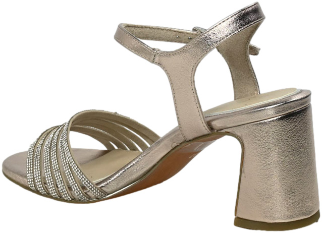Sandały Stylowe Marco Tozzi 2-28383-42 957 Platinium Srebrne