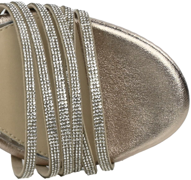 Sandały Stylowe Marco Tozzi 2-28383-42 957 Platinium Srebrne