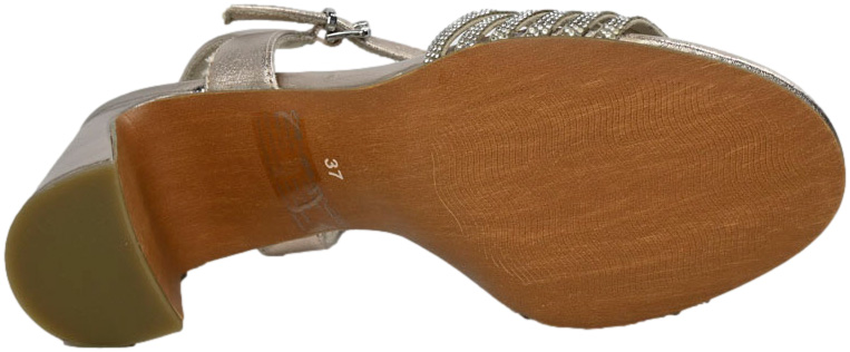 Sandały Stylowe Marco Tozzi 2-28383-42 957 Platinium Srebrne