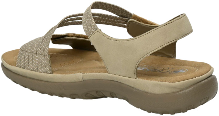 Sandały Stylowe Rieker 64870-62 Beige Beżowe
