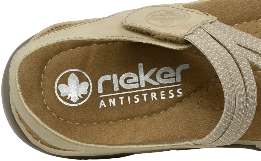 Sandały Stylowe Rieker 64870-62 Beige Beżowe
