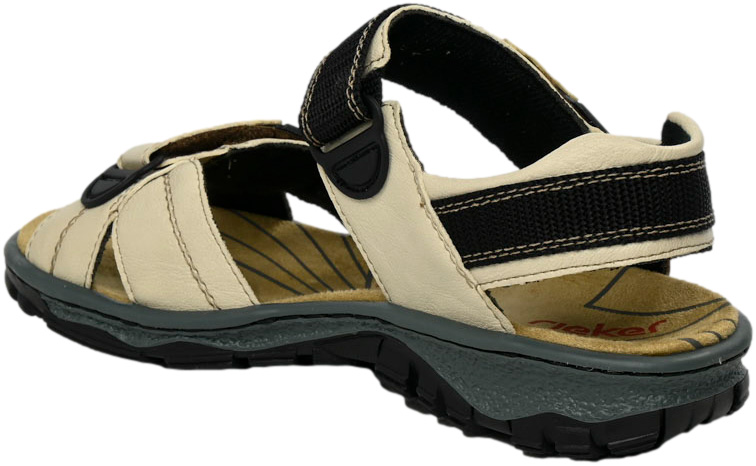 Sandały Wygodne Rieker 68851-80 White Biały