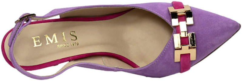 Czółenka Stylowe Emis Z8186/916o Lilia 623 Skóra Naturalna