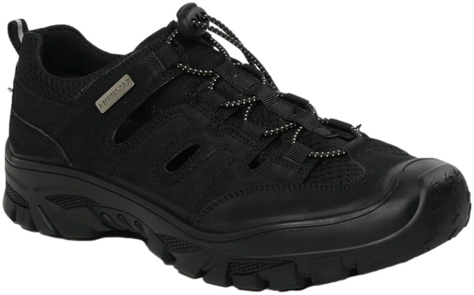 Półbuty Letnie American CY106-24 Black Czarne