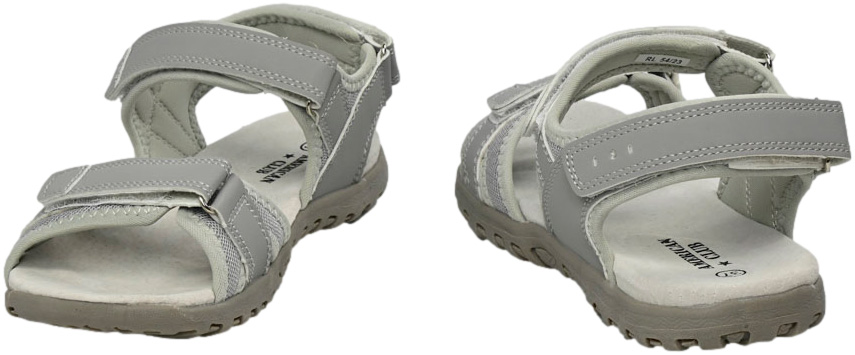 Sandały Stylowe American RL54-23 Grey Szare