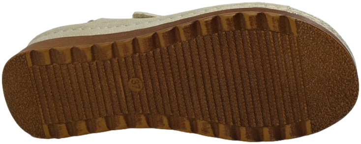 Sandały Komfortowe Skotnicki S-3-0533 Gold Zlote