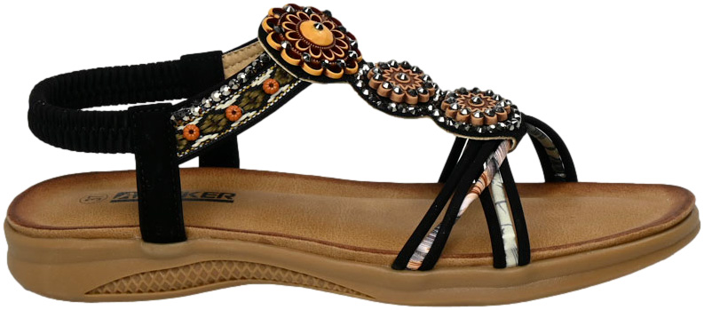 Sandały Stylowe Artiker 54C1333 Black Czarne