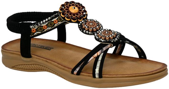Sandały Stylowe Artiker 54C1333 Black Czarne